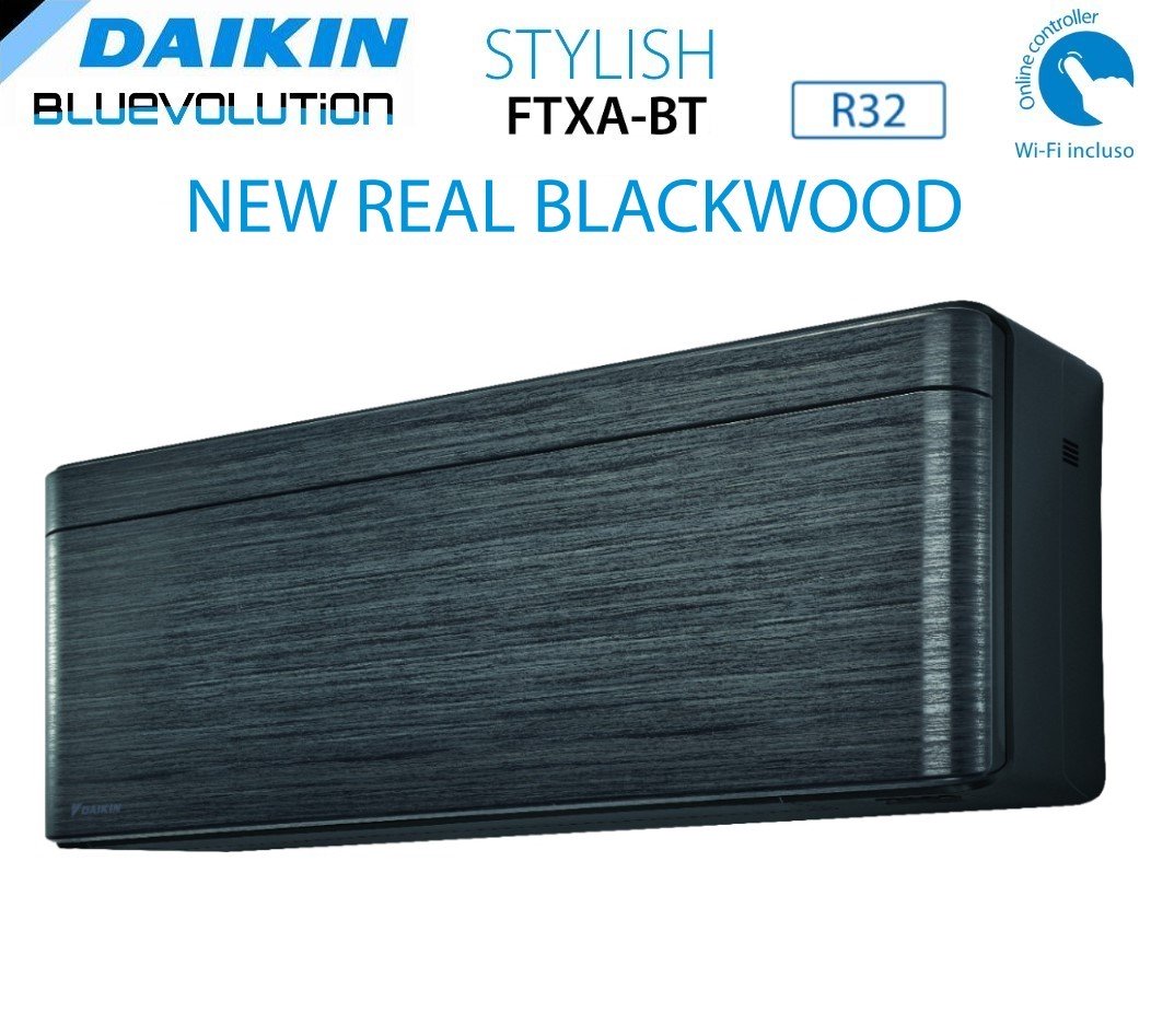 daikin climatizzatore condizionatore daikin bluevolution penta split inverter serie ftxa bt stylish real blackwood 77779 con 5mxm90n r 32 wi fi integrato 70007000700070009000 colore legno nero garanzia italiana