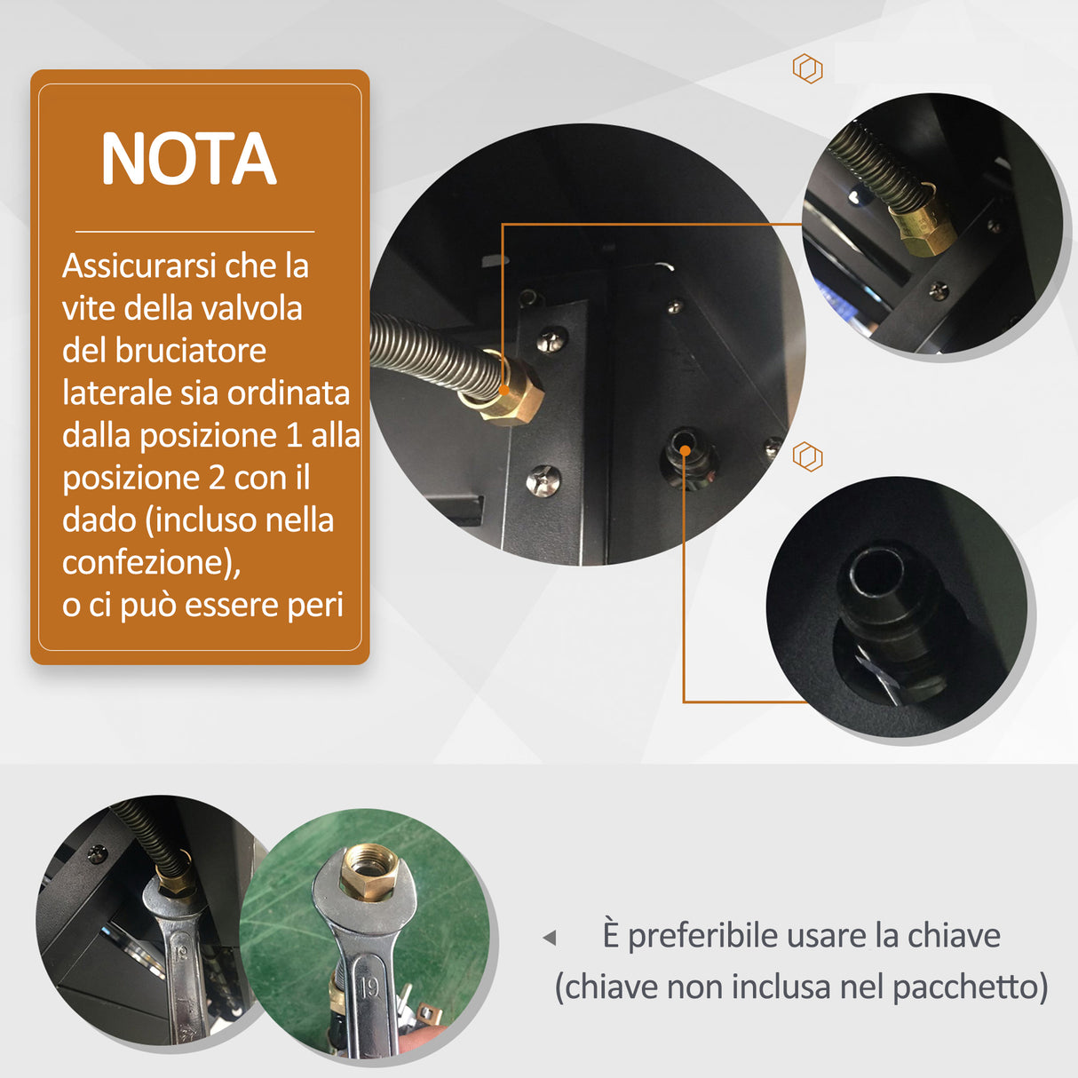 easycomfort easycomfort barbecue gas con coperchio e 5 bruciatori da 15 2kw e 4 ruote 128x50x113cm