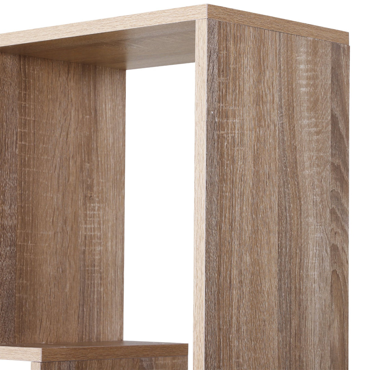 easycomfort easycomfort libreria in legno design moderno con 8 ripiani color legno naturale 70x24x178cm ean 8054144131450