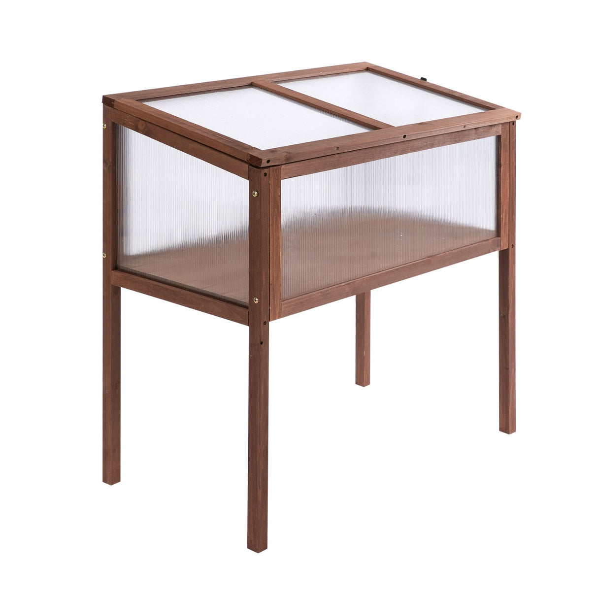 easycomfort easycomfort mini serra serre agricole prezzi da giardino in legno e policarbonato con tetto apribile ean 8054144137339