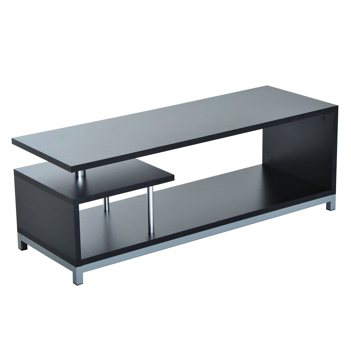 easycomfort easycomfort mobile porta tv in legno nero 114x40x40 5cm ean 8054144135830