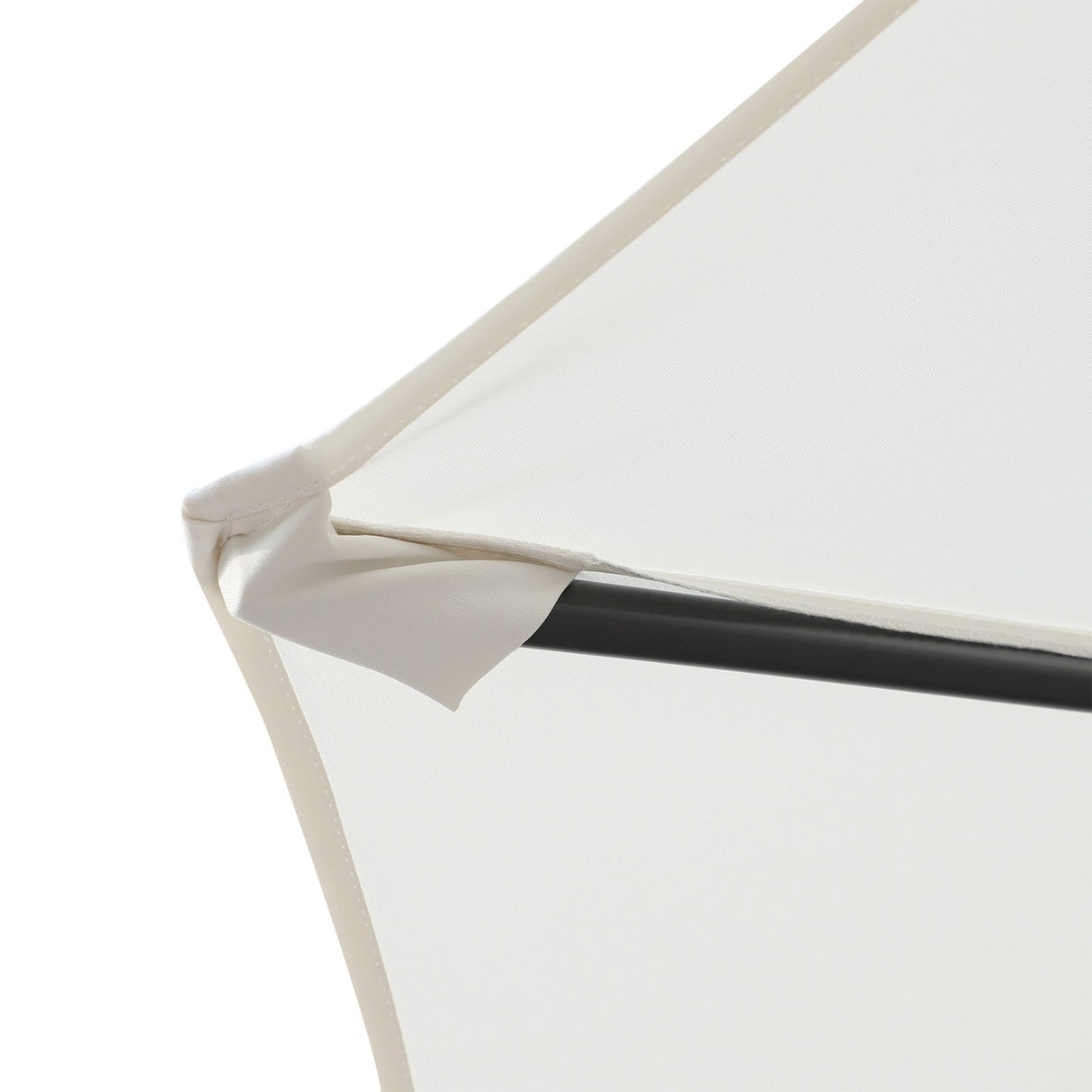 easycomfort easycomfort ombrellone decentrato da giardino angolazione regolabile girevole a 360 in poliestere bianco crema 294x248cm ean 8054144137162