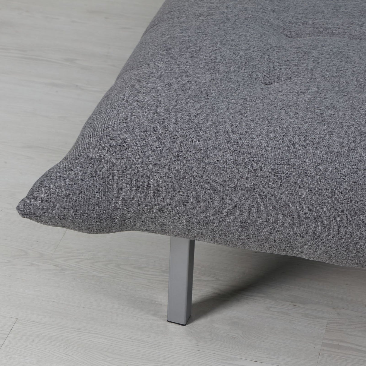 easycomfort easycomfort poltrona chaise longue letto 2 in 1 in tessuto di lino grigio 80x153x84cm ean 8055776910741