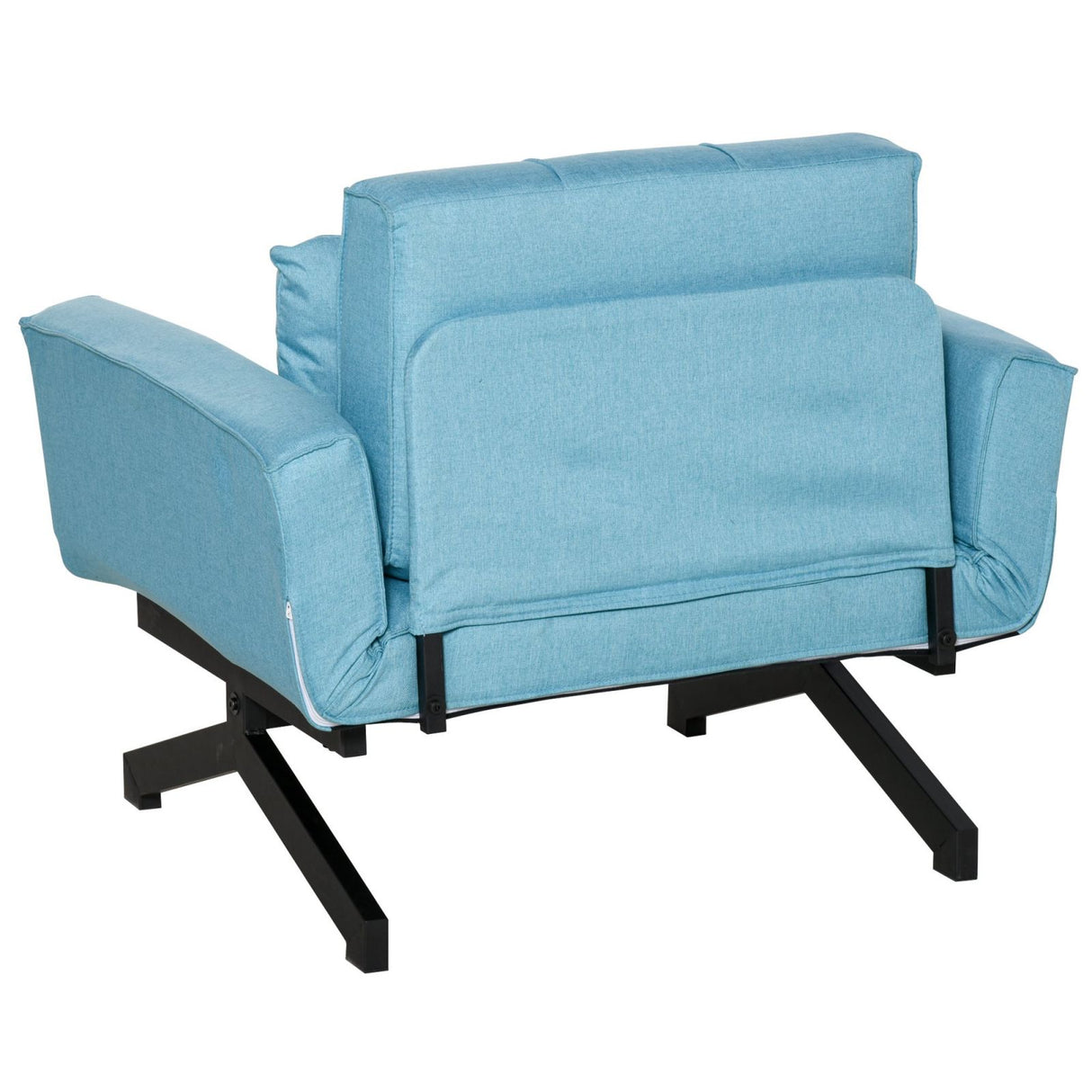 easycomfort easycomfort poltrona letto arredamento moderno per soggiorno e ufficio 87x69x69cm azzurro ean 8055776916279