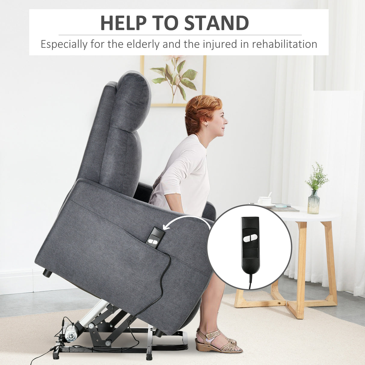 easycomfort easycomfort poltrona relax alzapersona elettrica con schienale reclinabile 140 e telecomando