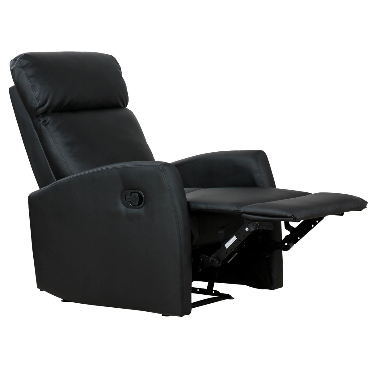 easycomfort easycomfort poltrona relax reclinabile ergonomica in ecopelle 65x92x100cm nero ean 8054144137315