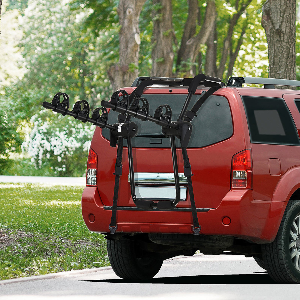 easycomfort easycomfort portabici posteriore per auto pieghevole per 3 biciclette max 45 kg in acciaio ean 8054111846219