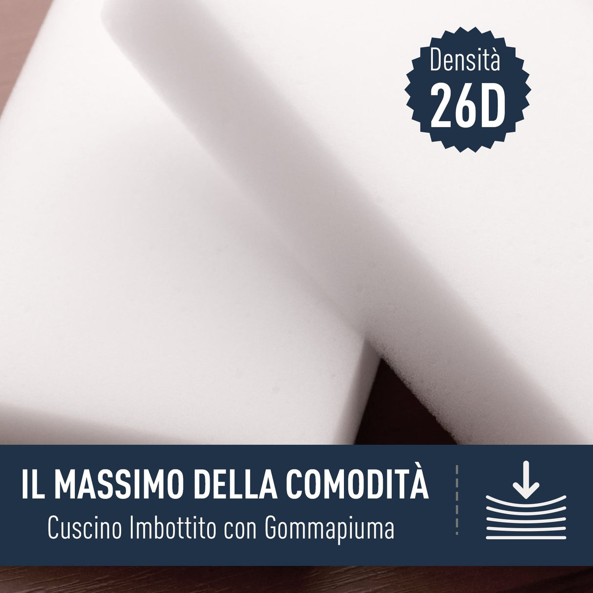 easycomfort easycomfort pouf poggiapiedi di design rotondo in velluto blu con base oro 36x42cm ean 8054144131054