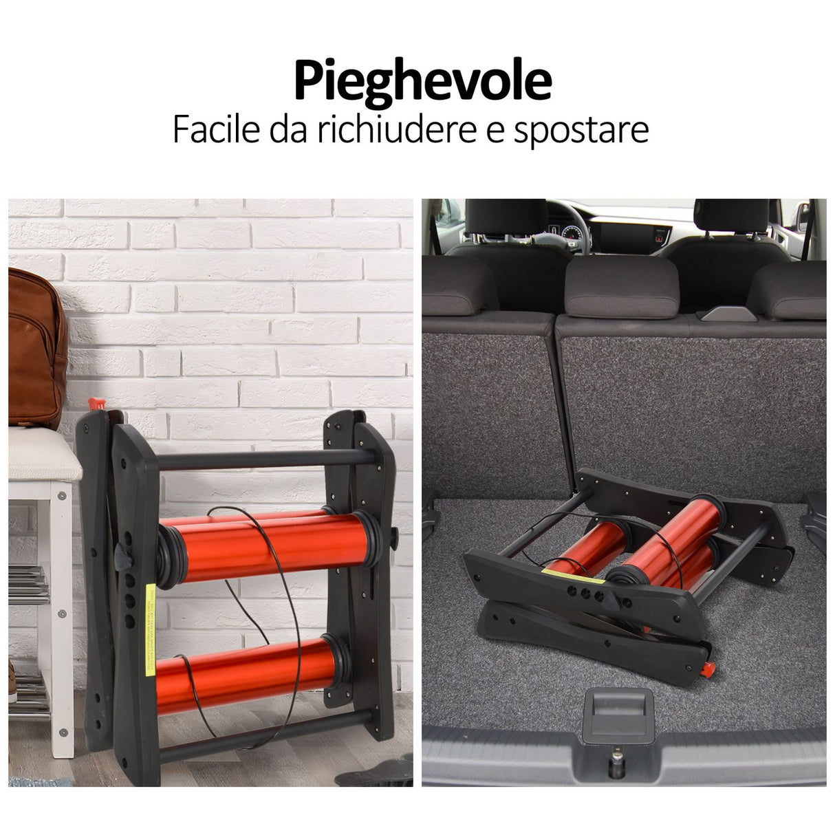 easycomfort easycomfort rullo per bicicletta trainer pieghevole e regolabile rosso ean 8055776913667