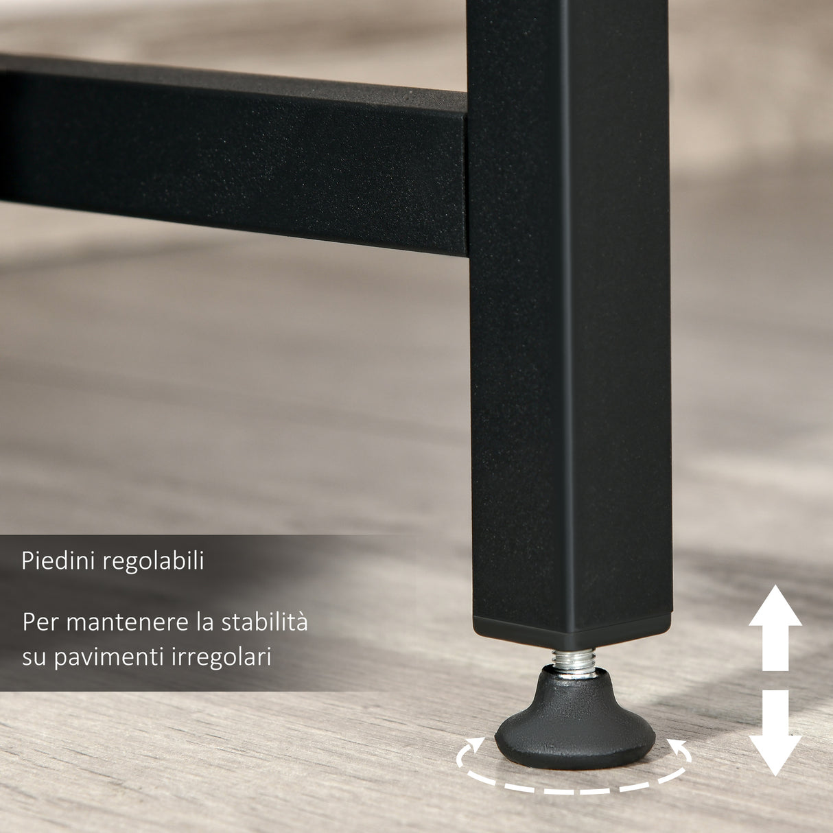 easycomfort easycomfort scrivania per camera e ufficio con mensola in stile industriale metallo e legno 120x60x75cm marrone rustico