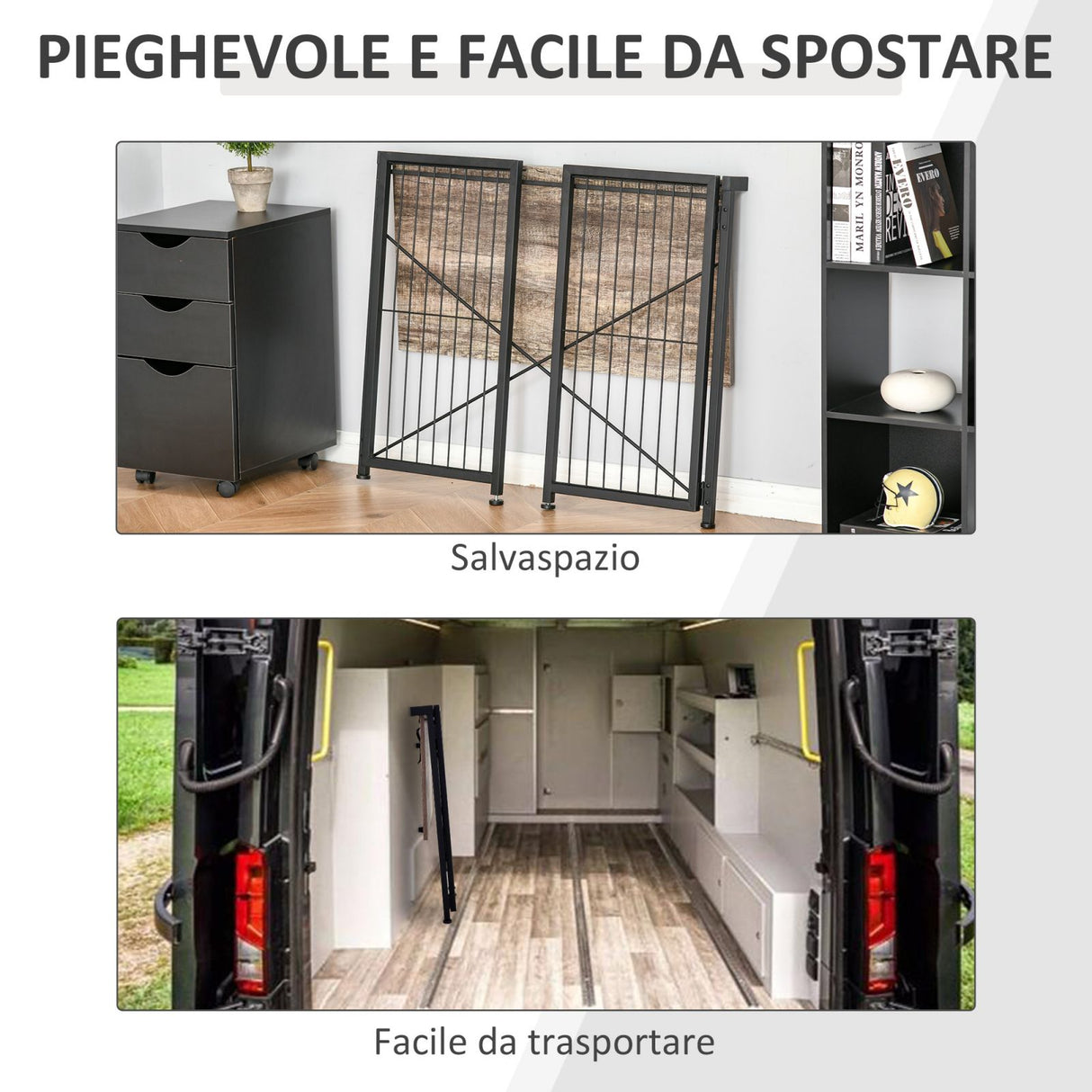 easycomfort easycomfort scrivania richiudibile salvaspazio per casa e ufficio legno e metallo 90x45x74cm marrone