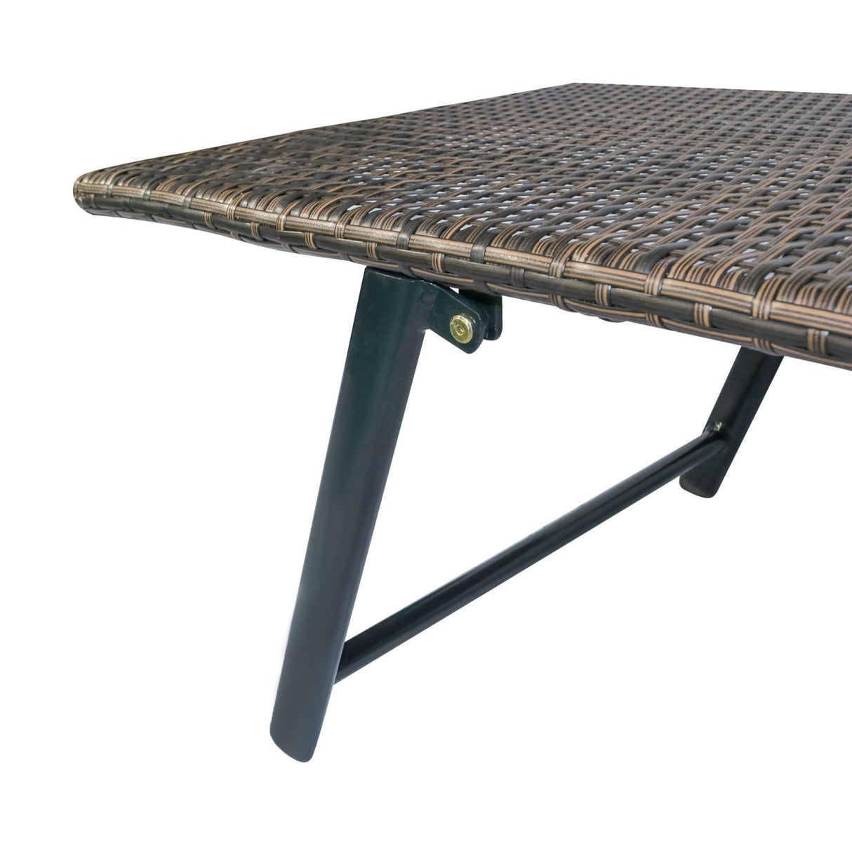 easycomfort easycomfort sdraio da giardino pieghevole schienale reclinabile 4 livelli in pe rattan e alluminio ean 8055776914435