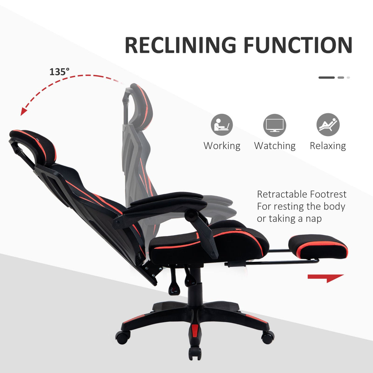 easycomfort easycomfort sedia da ufficio ergonomica altezza regolabile e schienale reclinabile nero