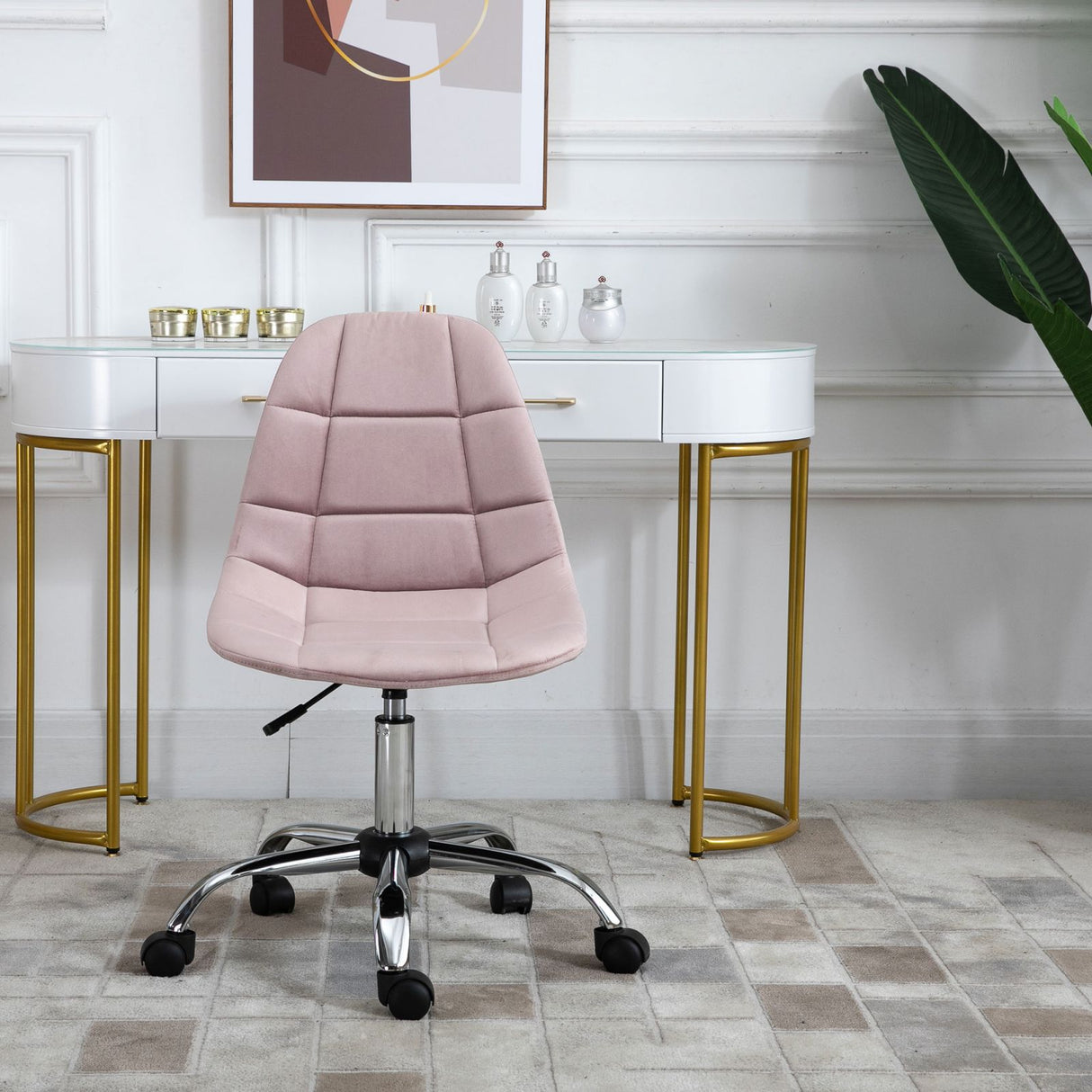 easycomfort easycomfort sedia girevole per scrivania ufficio ergonomica regolabile rosa ean 8054144137575