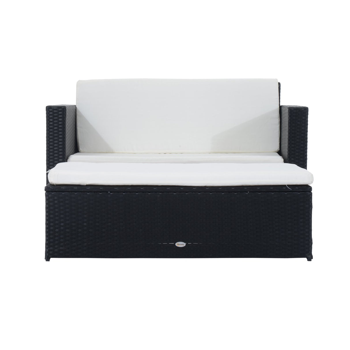 easycomfort easycomfort set mobili da giardino con poggiapiedi salotto da esterno con cuscini in pe rattan ean 8055776915357