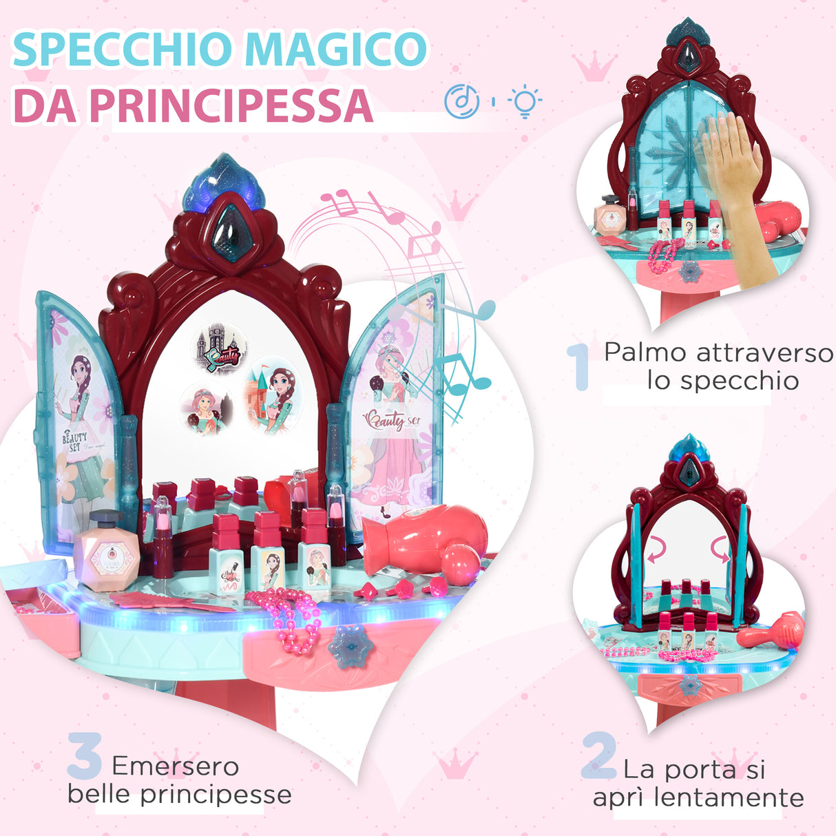 easycomfort easycomfort set toeletta con sgabello per bambini da 3 6 anni luci musica e accessori inclusi