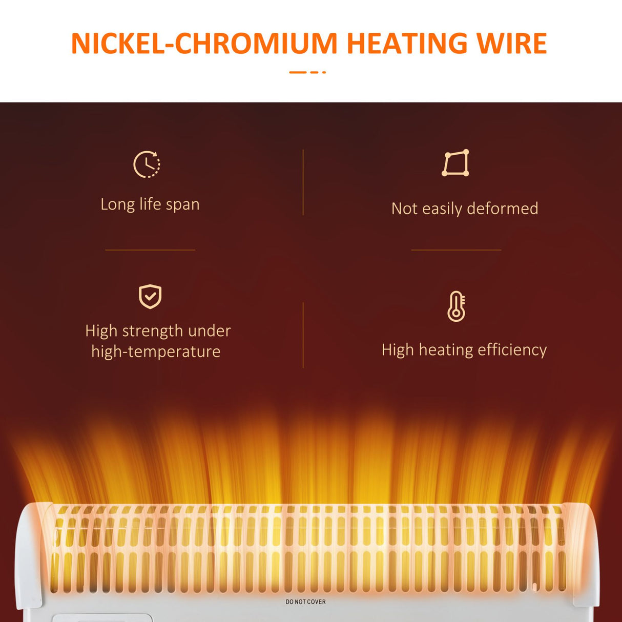 easycomfort easycomfort stufa elettrica termoventilatore da parete e da appoggio temperatura regolabile e timer 58 5x20x43cm bianco