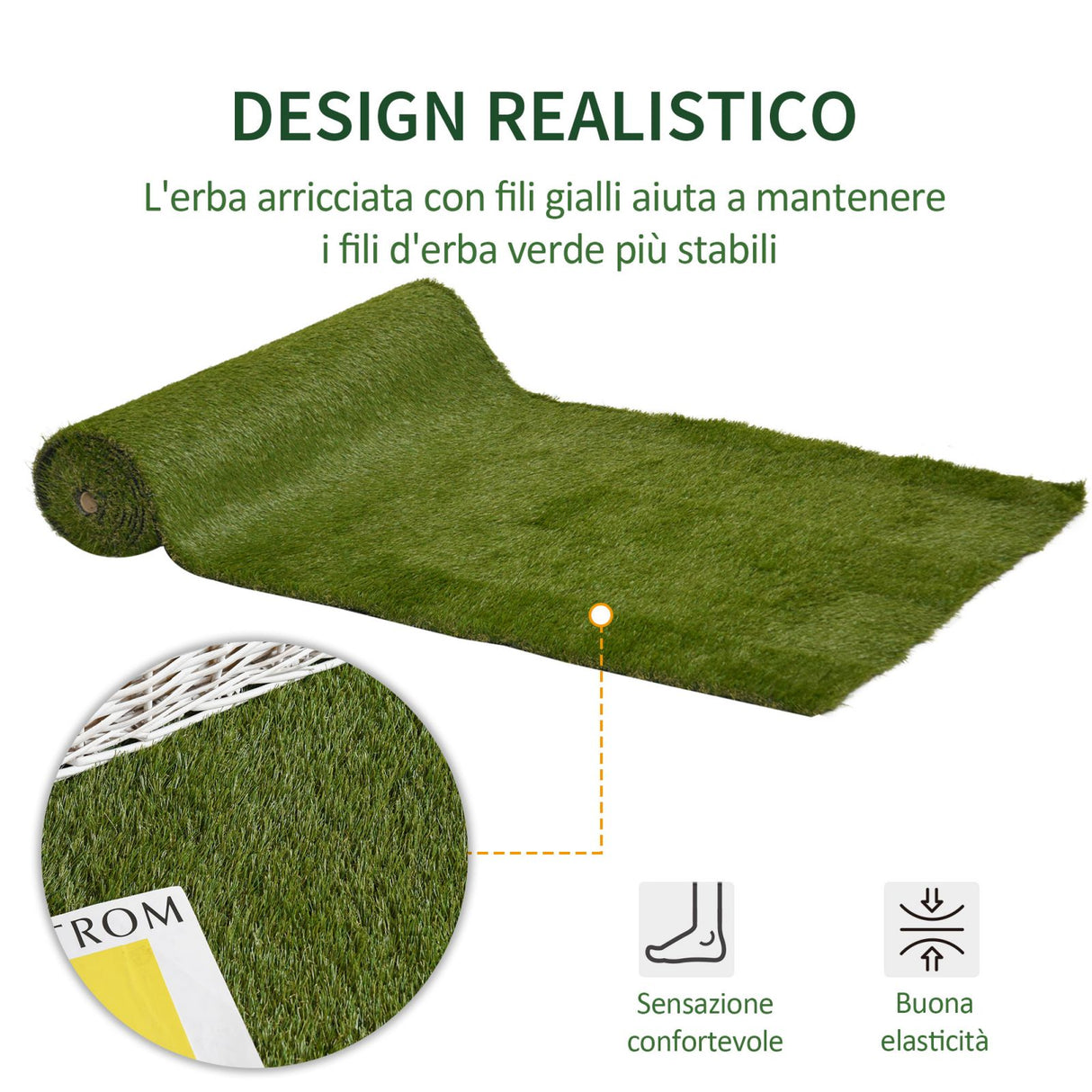 easycomfort easycomfort tappeto erboso prato sintetico 4x1m erba 30mm finto prato verde anti uv atossico e drenante per giardino e cortile ean 8055776910017