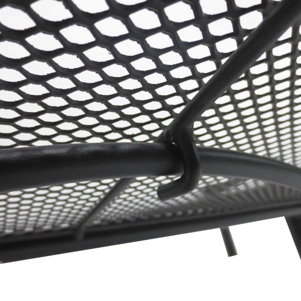 easycomfort easycomfort tavolino da appendere alla ringhiera del balcone regolabile in altezza ferro nero 60x45x50 cm ean 8054111846240