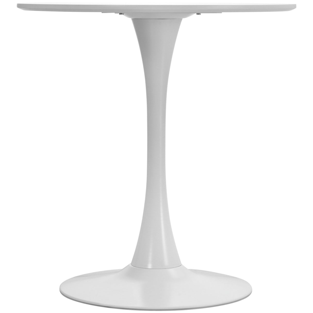 easycomfort easycomfort tavolo da cocktail minimal rotondo con base in metallo bianco d70 x 73 cm ean 8054144134284