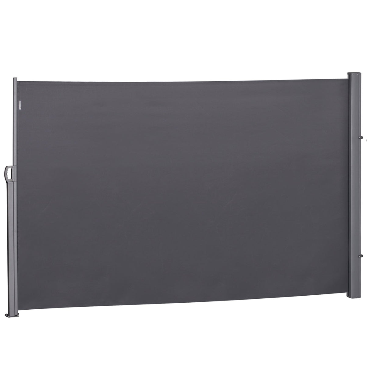 easycomfort easycomfort tenda da sole laterale frangivista estensibile 0 3m in poliestere grigio ean 8054111844543