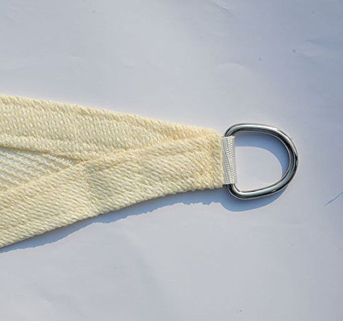 easycomfort easycomfort tenda da sole triangolare in hdpe crema 6x6x6m ean 8055776913131