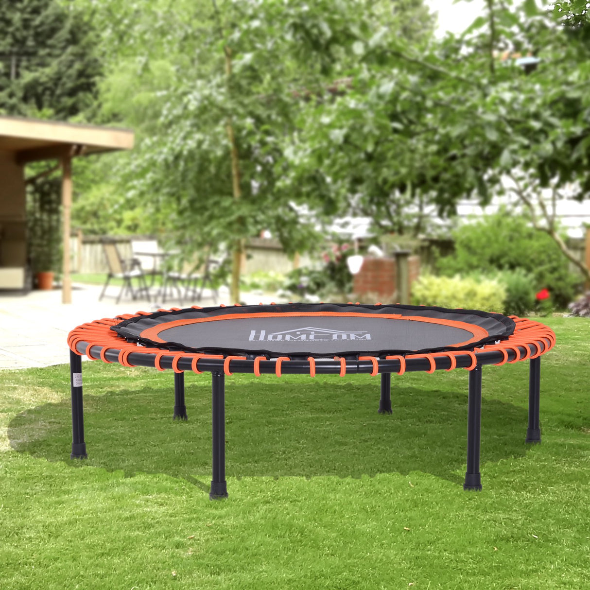 easycomfort easycomfort trampolino elastico fitness per interno e esterno nero e arancione 101 6 x 25 cm ean 8054111843713