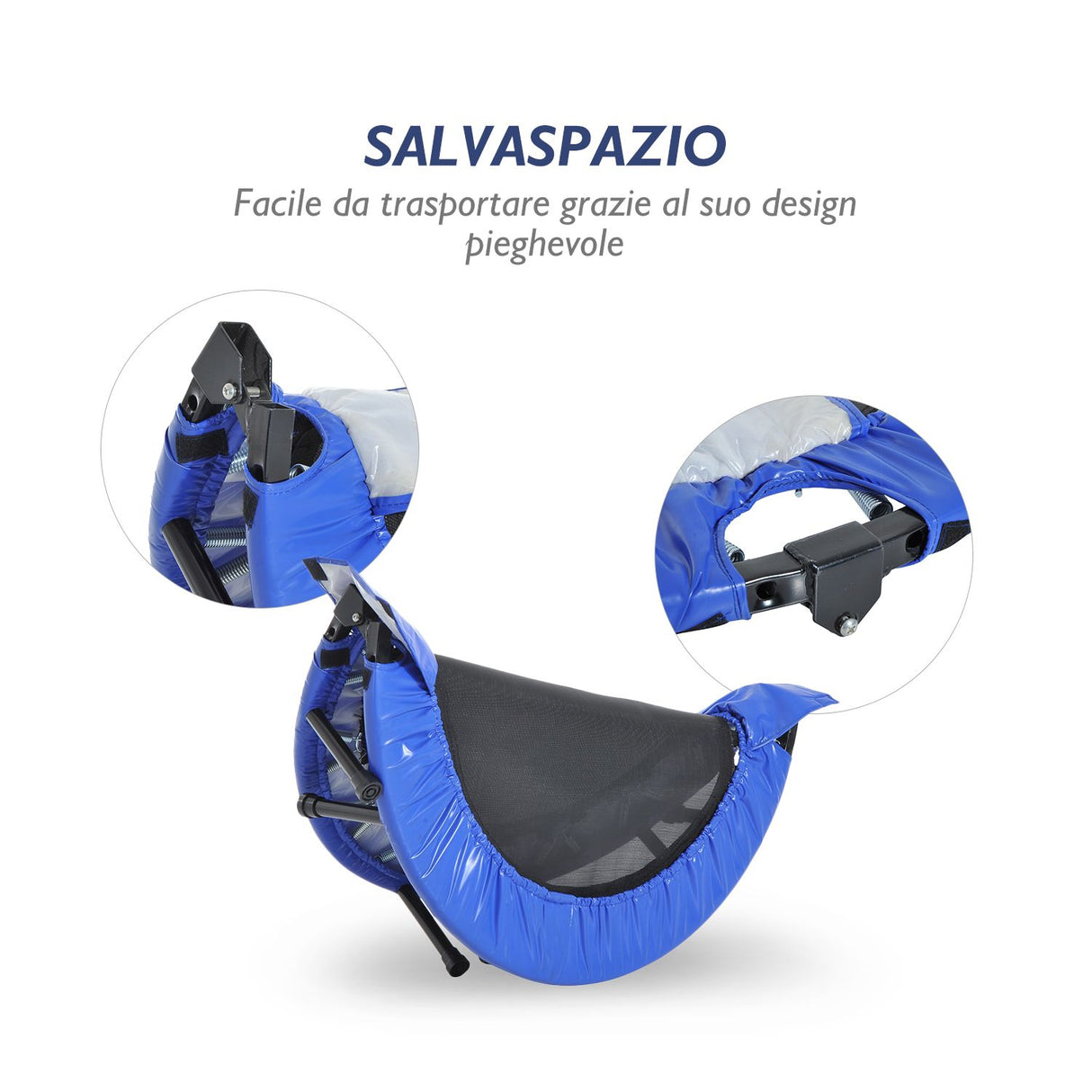 easycomfort easycomfort trampolino tappetino elastico fitness pieghevole 96 5x22 5cm ean 8054144131856