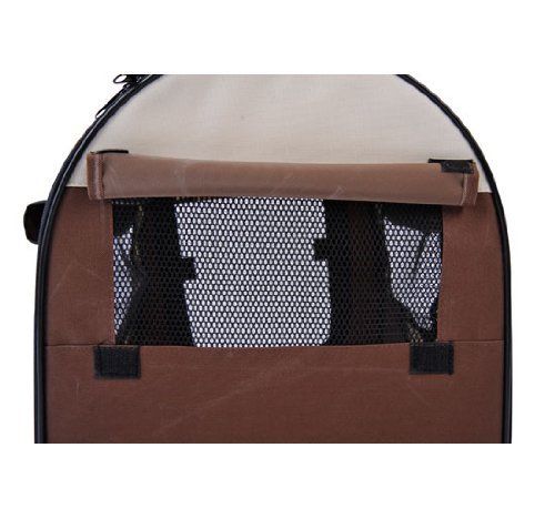 easycomfort easycomfort trasportino per cani e gatti pieghevole caffe 46x36x41cm ean 8054111841870