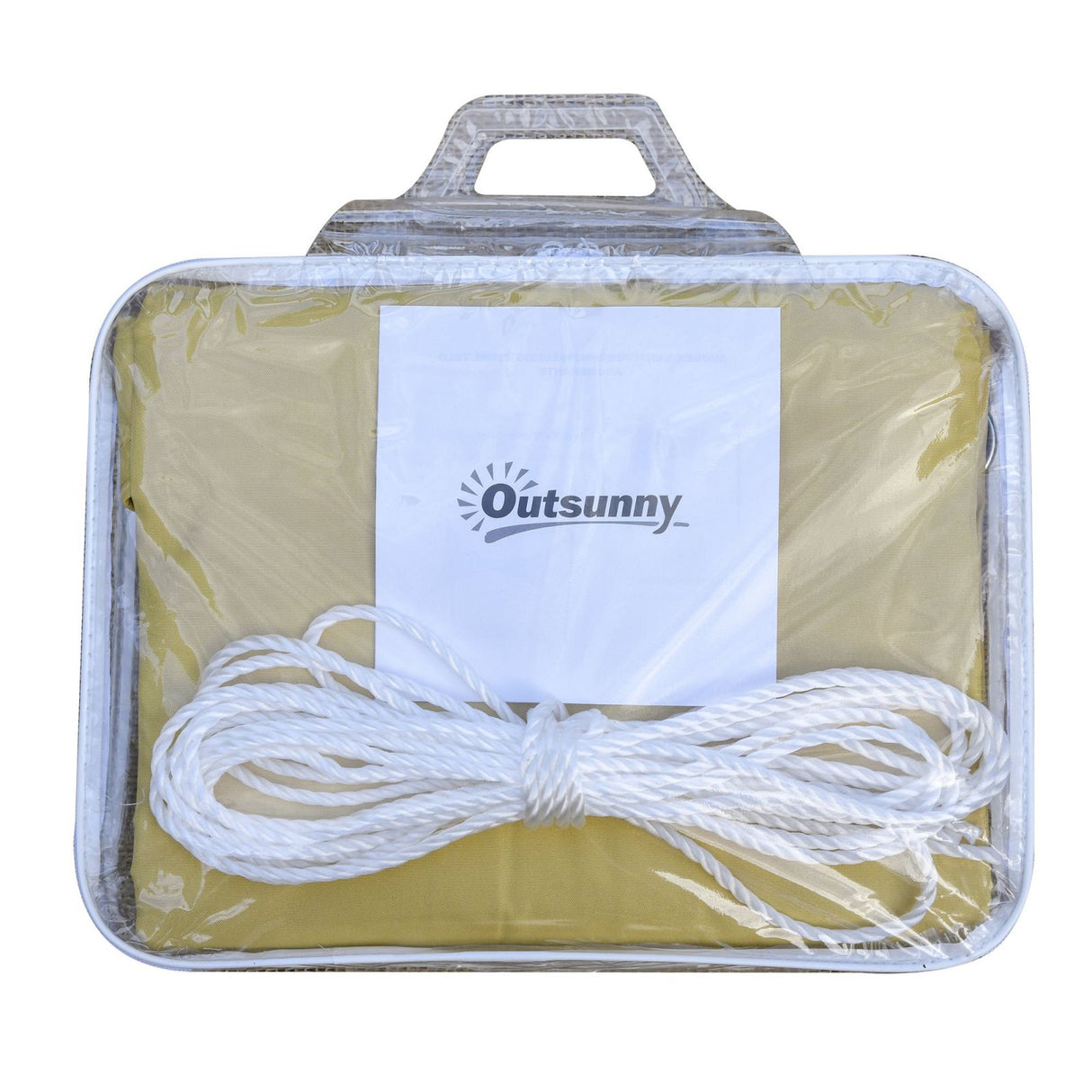 easycomfort easycomfort vela ombreggiante rettangolare 4x6m tenda da sole in poliestere color sabbia ean 8054144138060