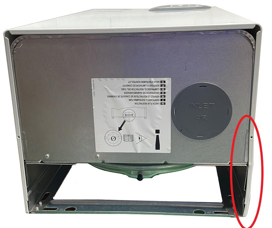 ferroli area occasioni caldaia a condensazione ferroli divacondens d plus f24 metano low nox completa di kit scarico fumi 2