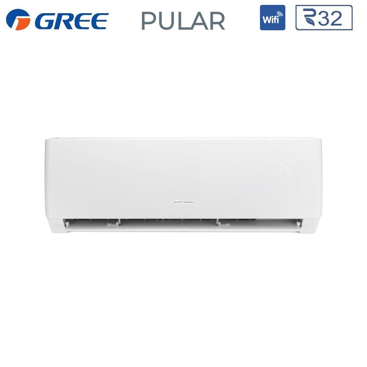 gree climatizzatore condizionatore gree dual split inverter serie pular 79 con gwhd14nk6oo r 32 wi fi integrato 70009000
