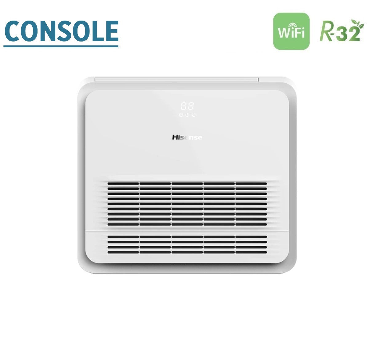 hisense climatizzatore condizionatore hisense dual split console 1212 con 2amw50u4rxa r 32 wi fi optional telecomando di serie incluso 1200012000