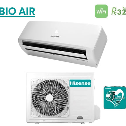 immagine-4-hisense-climatizzatore-condizionatore-hisense-inverter-serie-bio-air-24000-btu-tdbb240bg-tdbb240bw-r-32-wi-fi-integrato-classe-aa