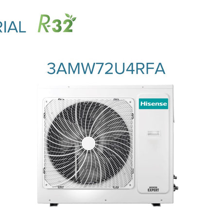 immagine-4-hisense-climatizzatore-condizionatore-hisense-trial-split-a-cassetta-9912-con-3amw72u4rfa-r-32-wi-fi-optional-9000900012000-novita
