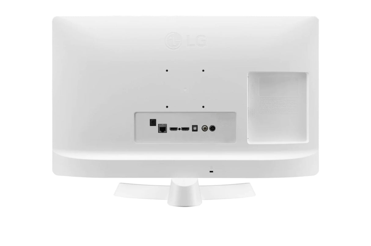 lg lg monitor smart tv 24 led 1366x768 hd 2 hdmi 1 usb audio bluetooth 2x5w wi fi dvb t2cs2 24tq510s wz grigio ghiaia e bianco