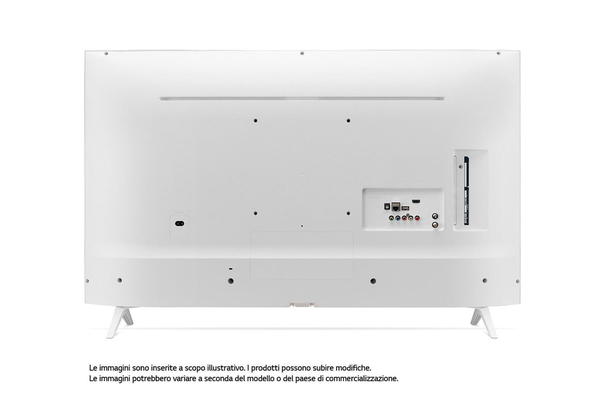 lg televisore lg 49 uhd 4k hdr smart tv ai thinq wi fi 3 hdmi 2 usb biancowhite dvb t2cs2 49un73903 49un73903le