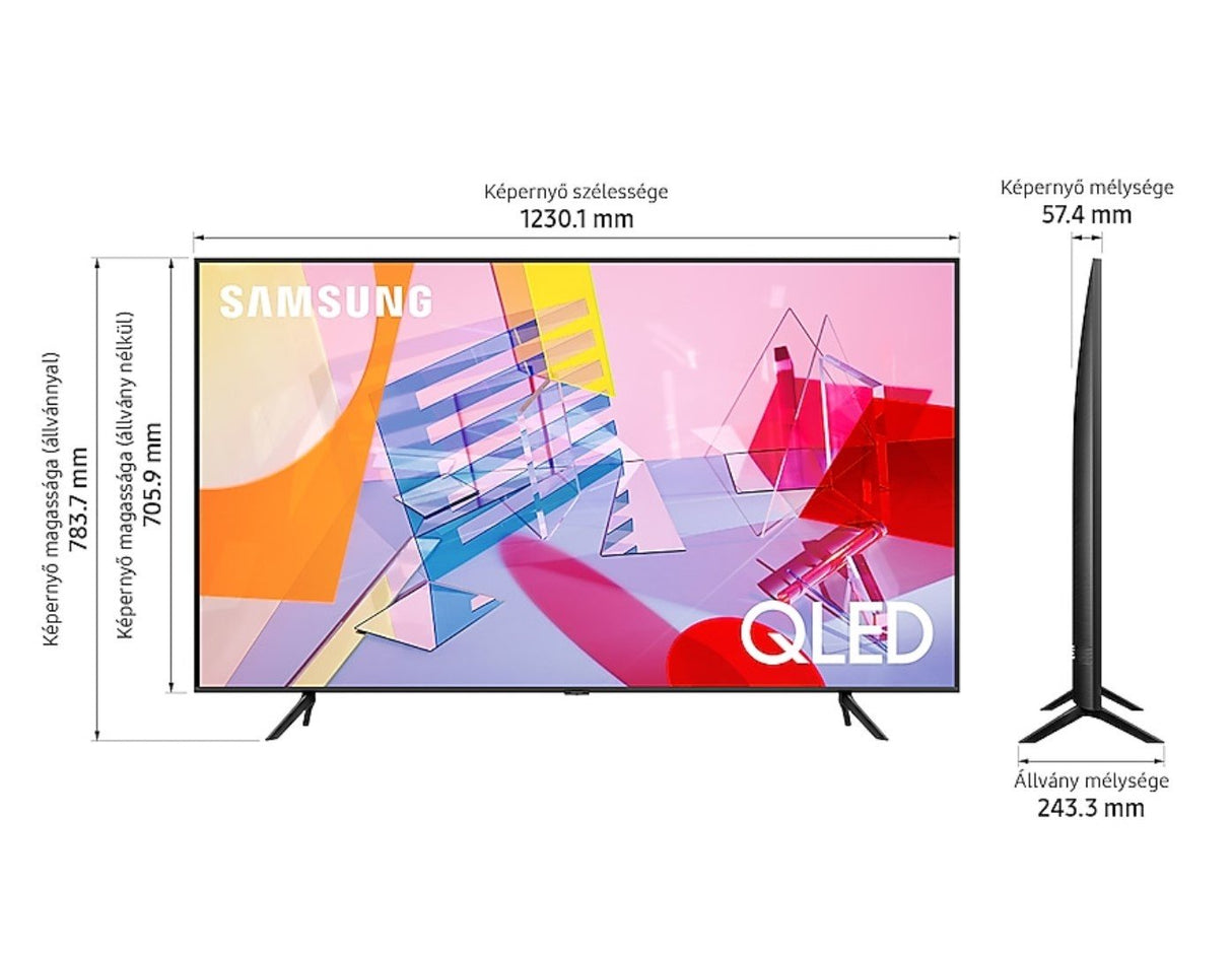 samsung pronta consegna samsung tv 55 qled 4k smart doppio led 3 hdmi 2 usb wifi qe55q60tau qe55q60tauxzt qe55q60 ean 8806090300592