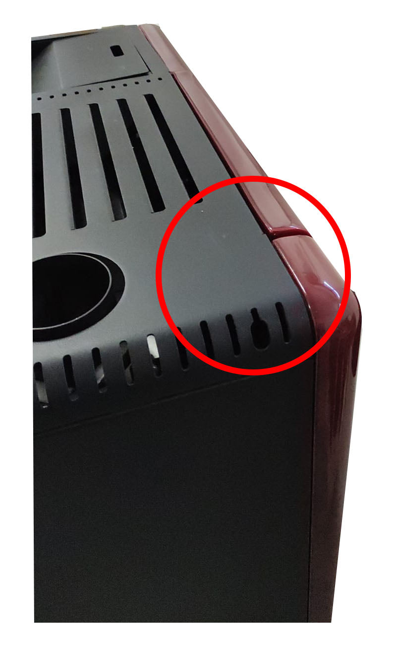 anselmo cola area occasioni stufa ermetica a pellet anselmo cola modello cupido 8 kw la1kf30y colore bordeaux