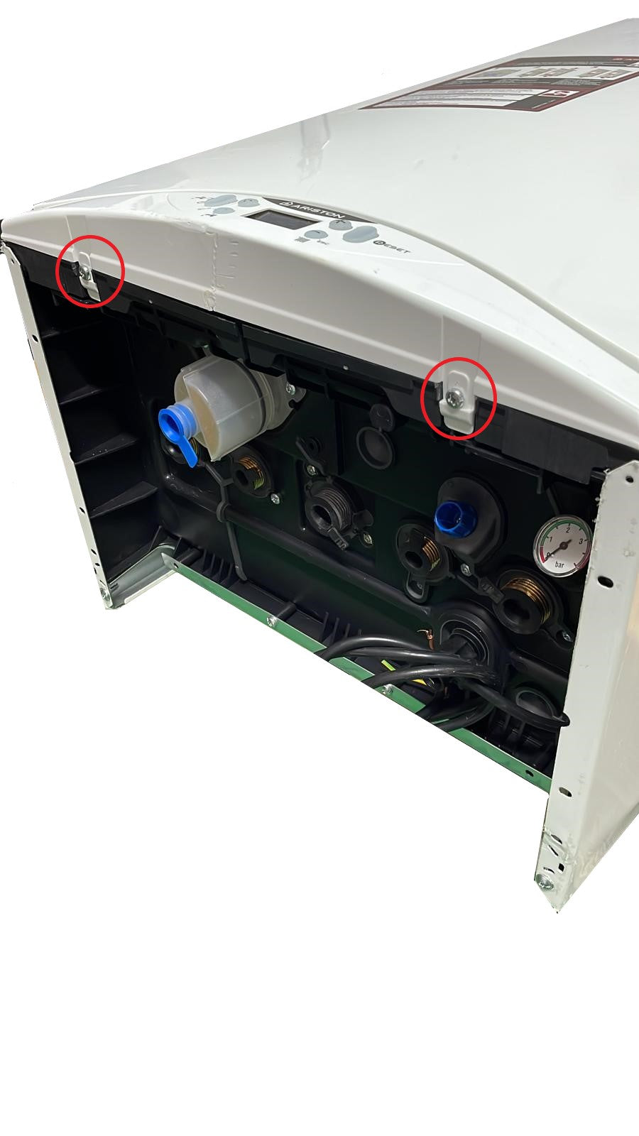 ariston area occasioni caldaia ariston hs premium 24 eu a condensazione completa di kit scarico fumi metano