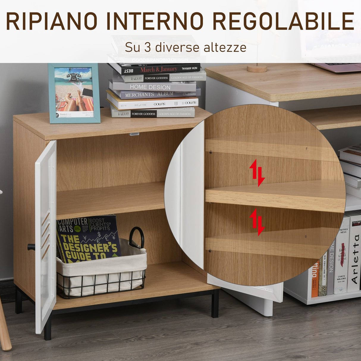easycomfort easycomfort armadietto portadocumenti cassettiera da ufficio in legno e metallo bianco con 2 ante ripiano regolabile 62x30x67 5cm