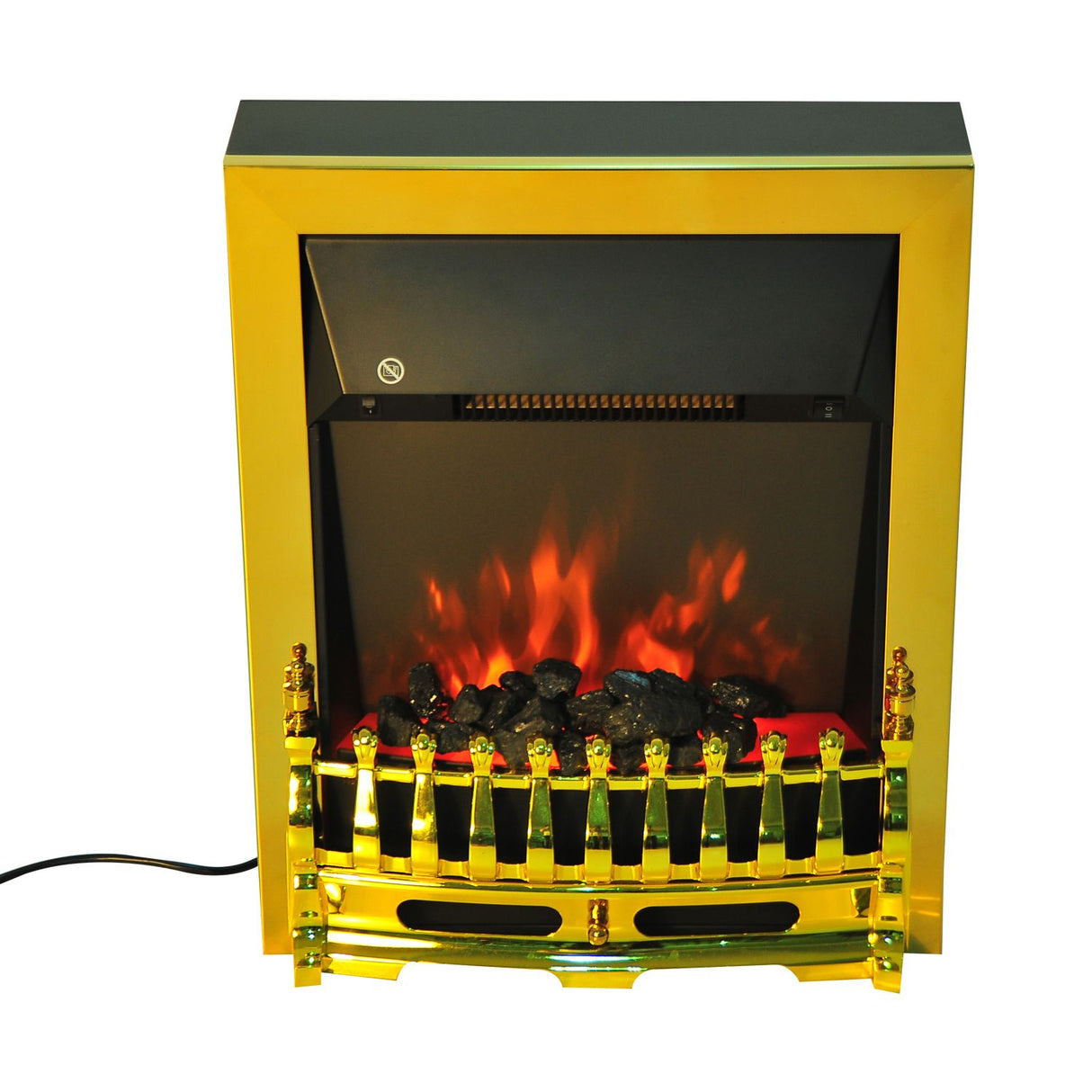 easycomfort easycomfort camino elettrico da incasso o da terra 2000w in plastica e metallo oro 48x19x59cm ean 8055776915982