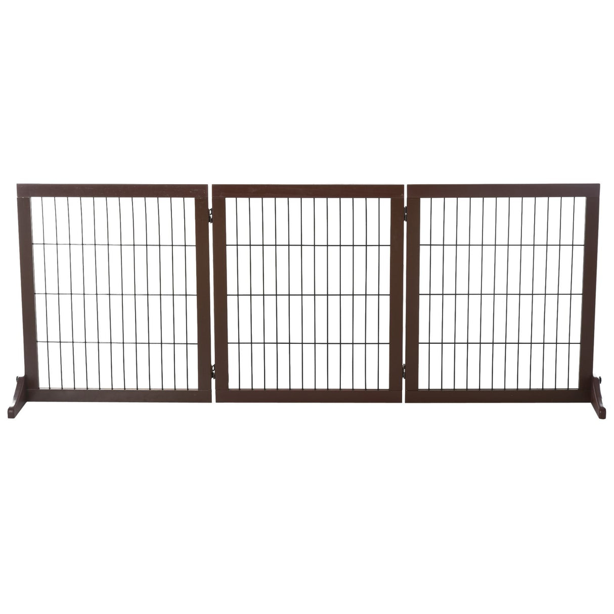 easycomfort easycomfort cancelletto per cani pieghevole e regolabile in legno con base stabile ean 8054144131306