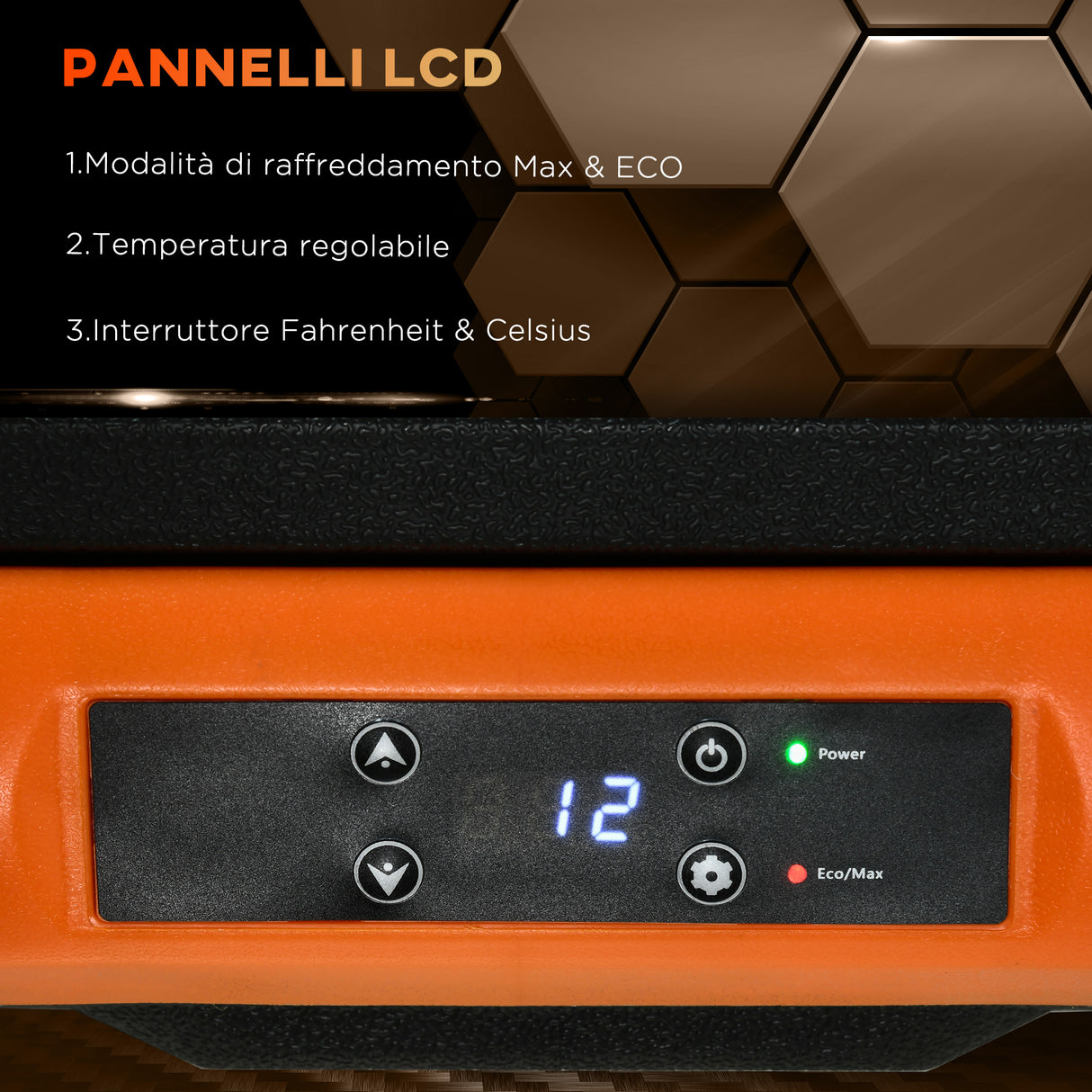 easycomfort easycomfort frigo portatile da 30l con display compressore e maniglie 58 7x36 5x36 8cm