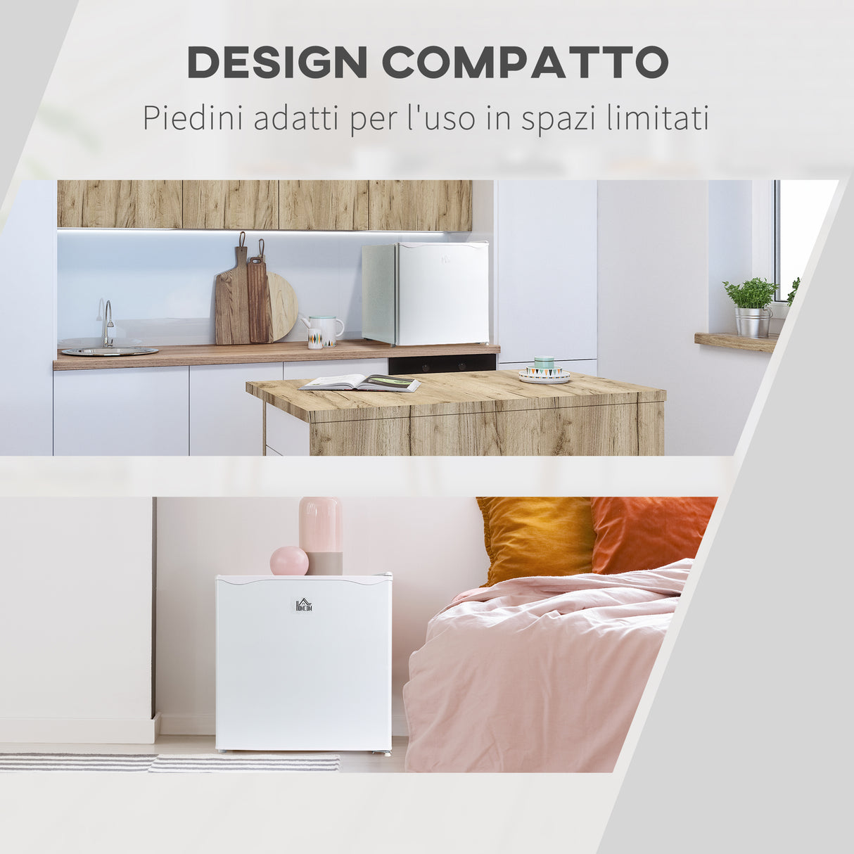 easycomfort easycomfort mini congelatore 35l con ripiano removibile e porta reversibile 47x44 2x48 8cm bianco