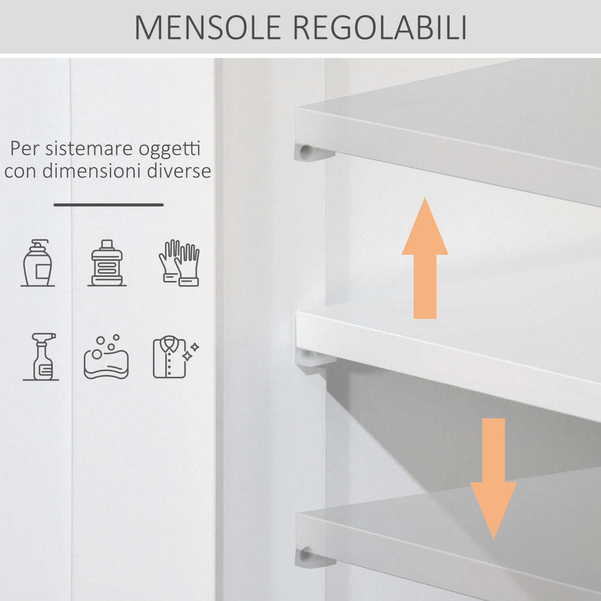 easycomfort easycomfort mobile bagno multiuso con armadietto 2 ante mensola e 2 cassetti bianco ean 8054144131023