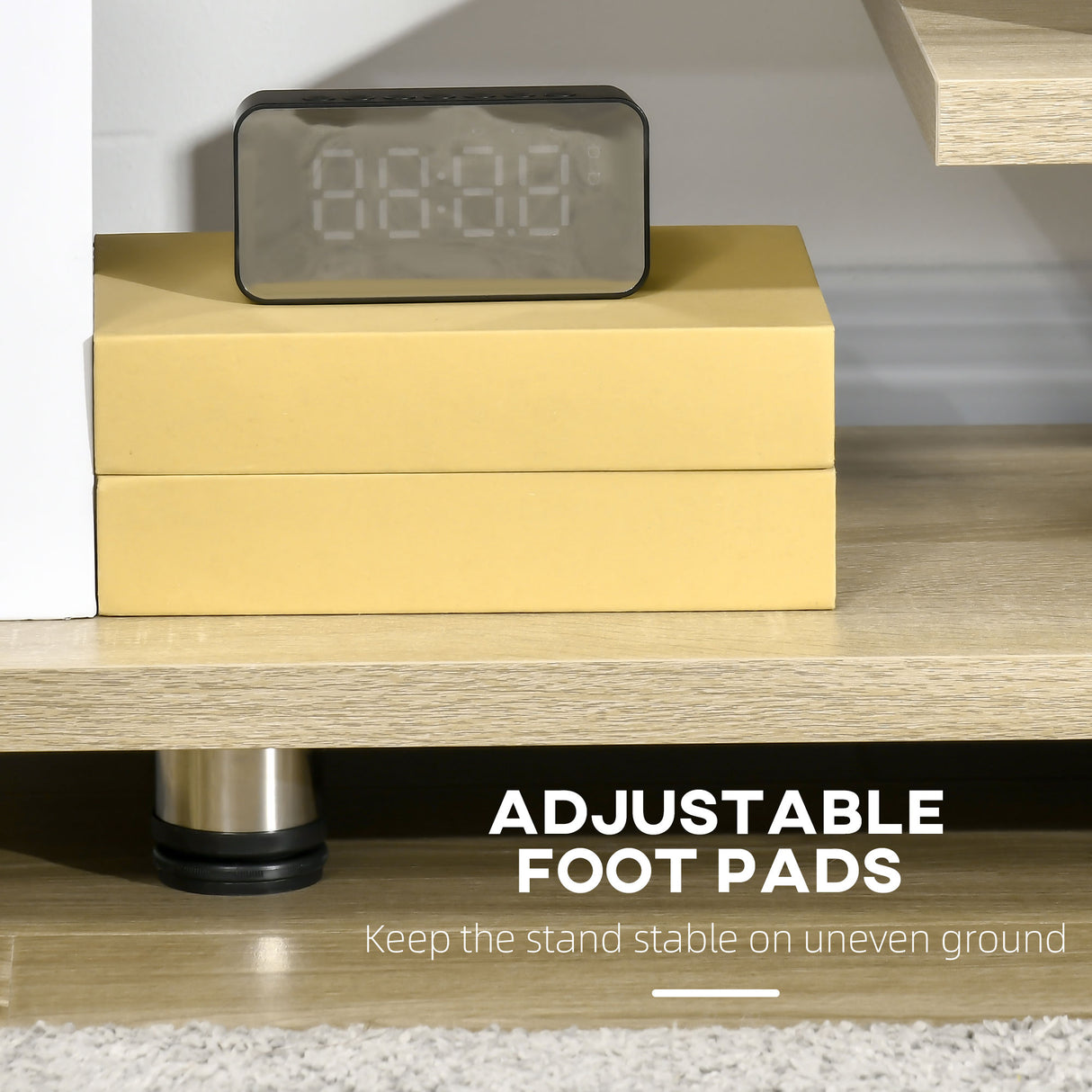 easycomfort easycomfort mobile tv moderno per tv fino a 65 mobile tv aperto in truciolato con cassetto 135x35x41 7 cm