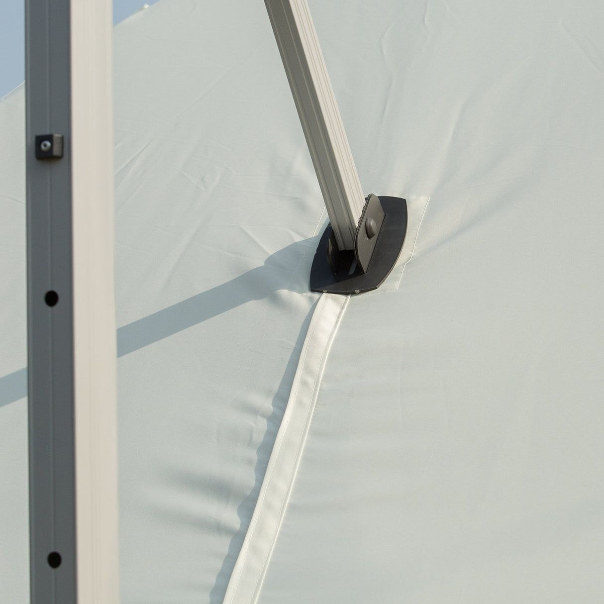 easycomfort easycomfort ombrellone a sbalzo 3 x 3m con struttura in alluminio per giardino bianco ean 8055776916101