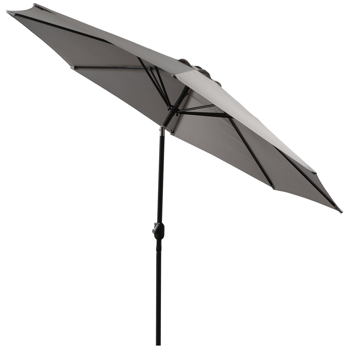 easycomfort easycomfort ombrellone da giardino con manovella e testa inclinabile 300x245cm grigio ean 8054111845526