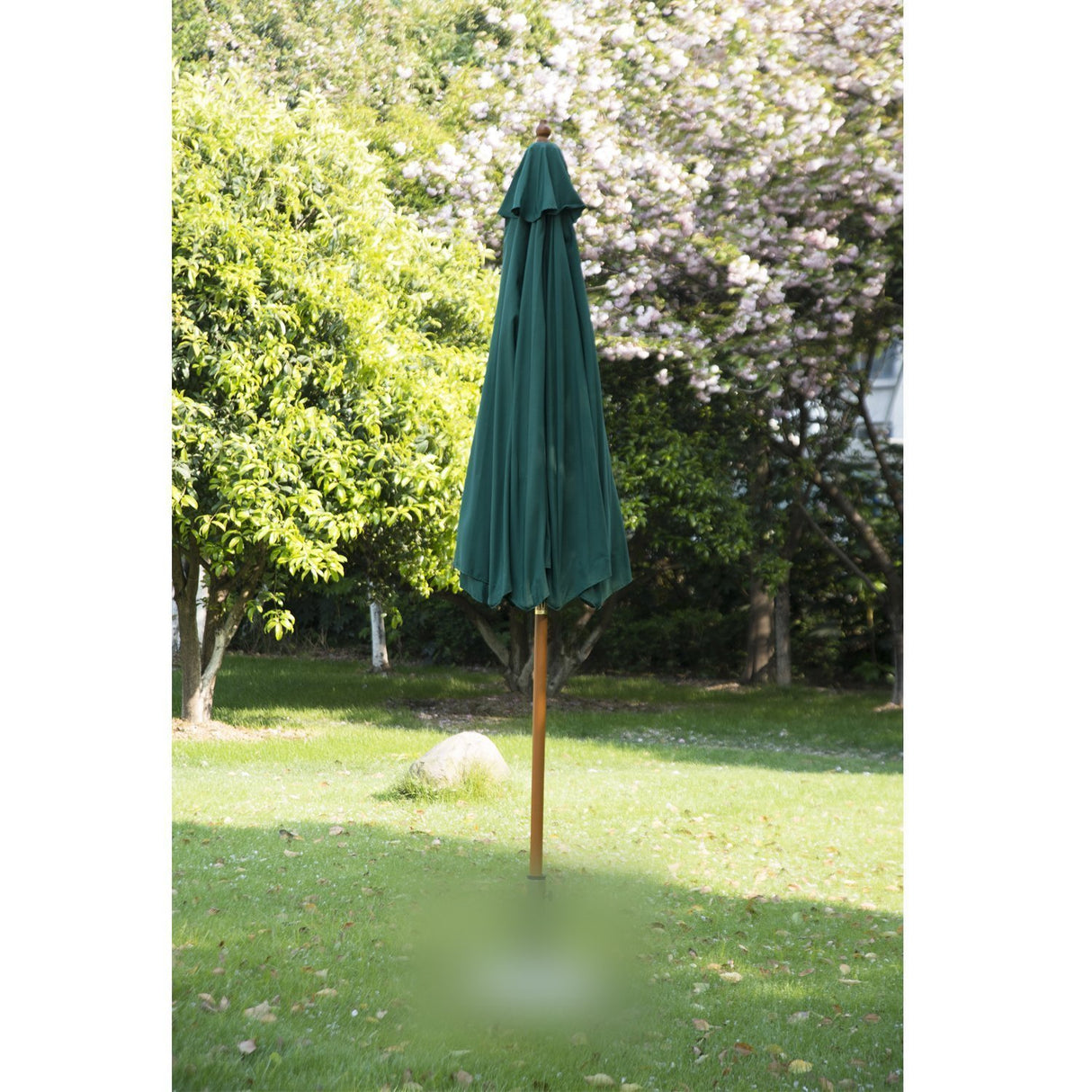 easycomfort easycomfort ombrellone da giardino in legno di pioppo verde 270 x 250 cm ean 8054111847049